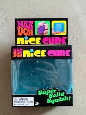 Schylling NeeDoh Nice Cube 2.25" Blue